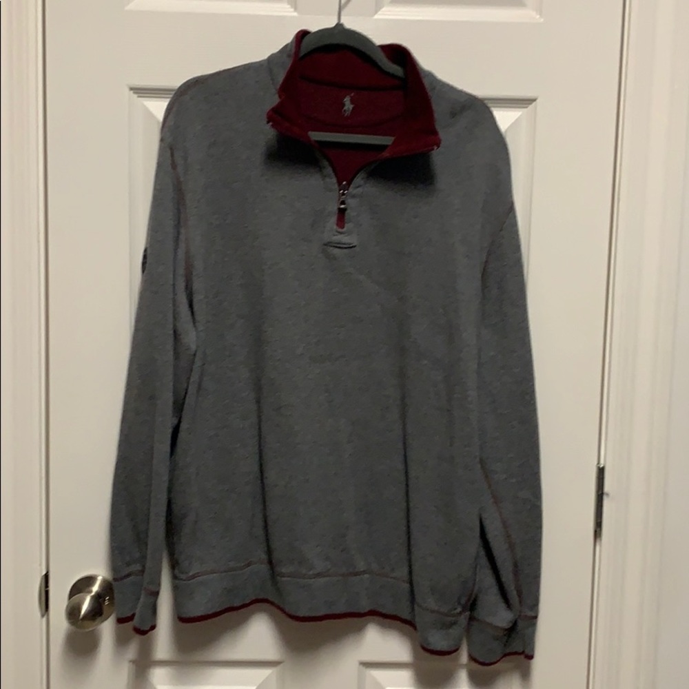 Men’s Ralph Lauren reversible sweater.